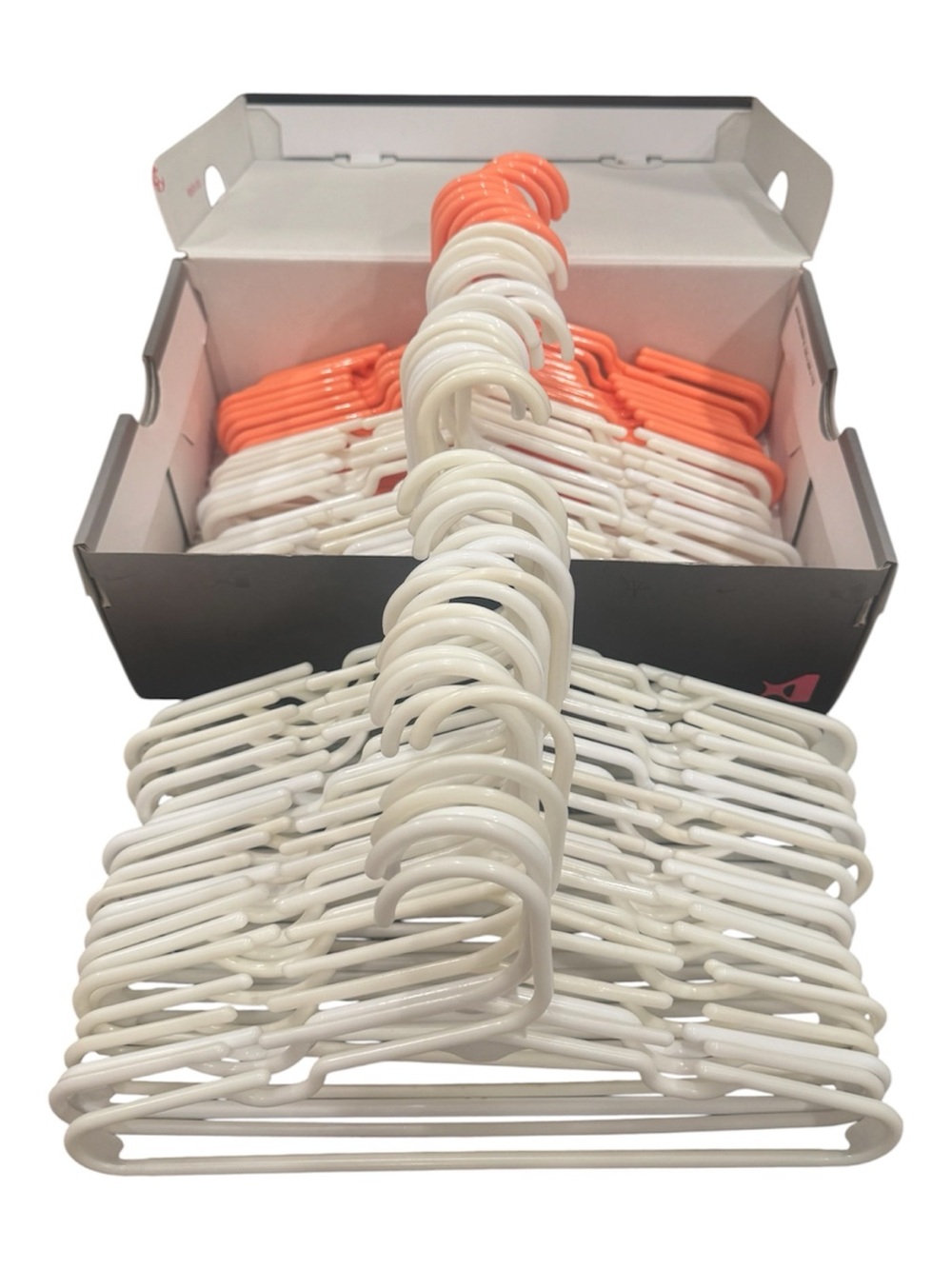 Toddler Plastic Clothing Hangers 55 count